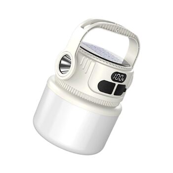 Портативний нічник з гачком для кемпінгу з USB-акумулятором для кемпінгу, сонячної батареї, світлодіодного освітлення для кемпінгу, легкого використання