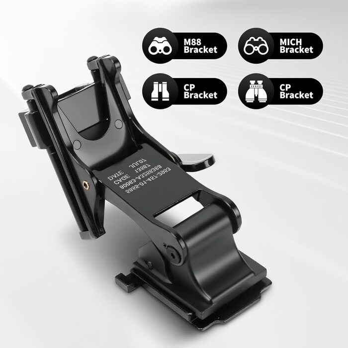 Кріплення для приладу нічного бачення Topyond з металевим самоскидом, адаптер для шолома M88 для приладу нічного бачення PVS-14, покращена підтримка адаптера для приладу нічного бачення самоскида