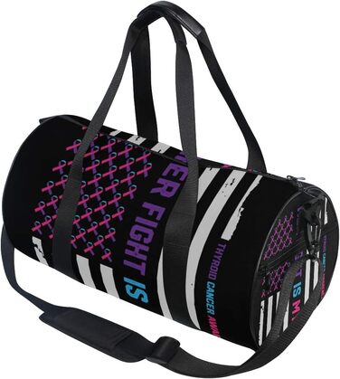 Спортивна сумка-дорожня, сумка для підтримки людей з раком щитовидної залози, універсальна сумка для подорожей на вихідні для чоловіків та жінок