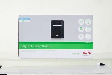 ДБЖ APC Easy UPS - BVX900LI-GR - джерело безперебійного живлення 900 ВА з виходами Schuko, запобіжником акумулятора та захистом від перенапруг, резервний акумулятор зі стабілізатором стабілізатора, світлодіодні індикатори (1600 ВА / 900 Вт, виходи IEC - I