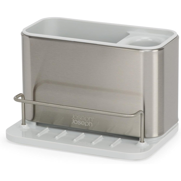 Органайзер для раковини Joseph Joseph Surface з нержавіючої сталі Caddy, тримач для губки, нержавіюча сталь, світлий камінь