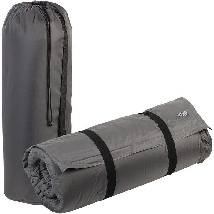 Автомобільний матрац Lescars Самонадувальне ліжко XXL для багажника та заднього сидіння, 180x105x5 см (Автомобільний матрац для універсала, багажника універсала, надувний матрац для)