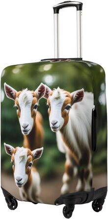 Чохол для валізи Ziegen, міцний захист, підходить для багажу розміром 45.7-81.3 см, малий, Чорний