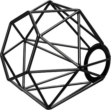 Абажур у клітку, чорний, 155 мм Ø ( (1 уп.), чорний / 15,5 см / сталь), 3 шт.