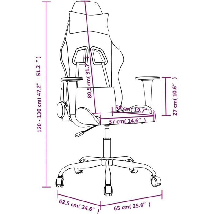 Геймерське крісло, офісне крісло, чорний та світло-зелений, тканина