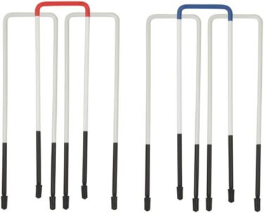 Набір для крокету bergames високої якості з 4 молотками з екологічно чистого дерева для дітей та дорослих (2 довжини)