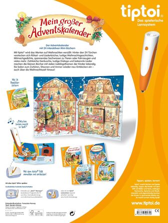 Адвент-календар tiptoi Mein großer Adventskalender, 24 міні-книги