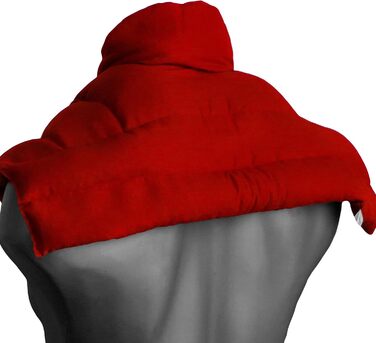 Подушка для плечей та шиї з коміром Вишнева кісточка органічна червона тканина забезпечує тепло для шиї альтернатива традиційній подушці для шиї