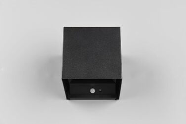 Стільний LED-бра на акумуляторі Reality Talent R27759132, матовий чорний метал, магнітне кріплення, 2 шт. 0.5 Вт, датчик сутінків та руху, двостороннє освітлення (вгору та вниз), зарядка USB-C