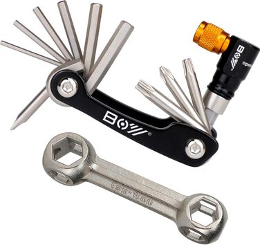 Інструменти для велосипеда MatyKit для накачування CO2 та комплект ключів із заліза