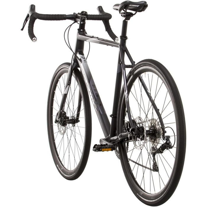 Чоловічий гравійний велосипед Airtracks 28 дюймів Whisper 5.0 2 x 9 Shimano SORA R3000 чорний - розміри рами 52 см та 56 см - модель 2026 56 см (зріст 180-195 см)