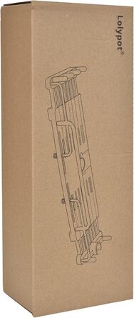 Душова полиця LOLYPOT без свердління телескопічна 32-48см, Душова полиця для підвісного органайзера для ванної кімнати, Душова пол