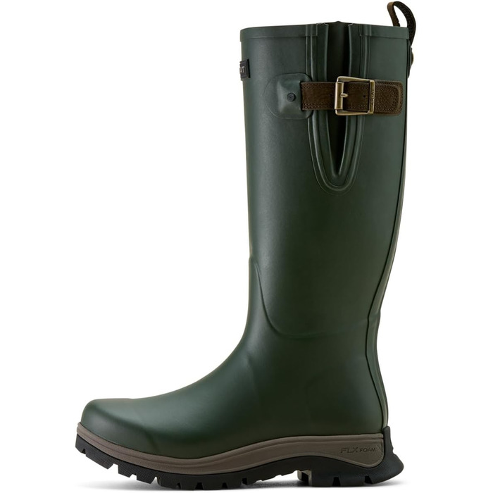 Чоловічі гумові чоботи ARIAT Woodstock, гумові чоботи 44.5 EU, оливкова ніч