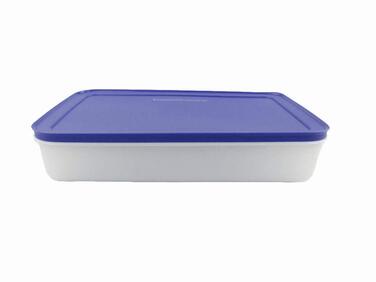 Контейнер для морозильної камери TUPPERWARE 2,25 л, плоский, крижаний, фіолетовий, білий, 15181