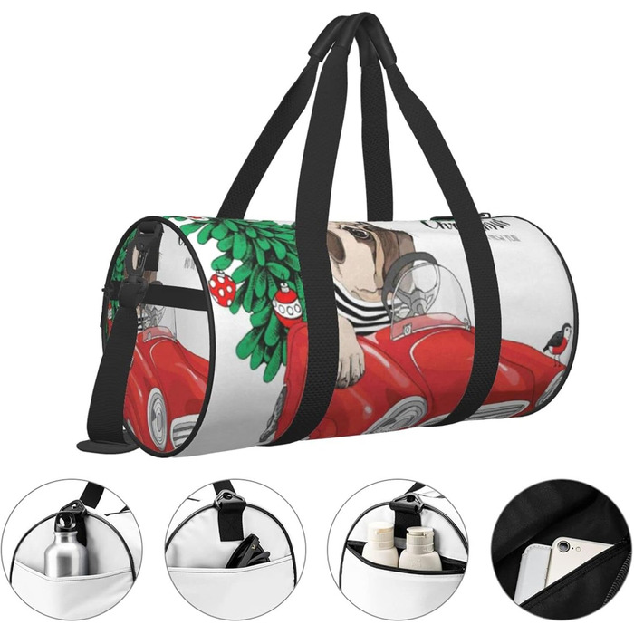 Велика дорожня сумка з написом З Різдвом, спортивна сумка для чоловіків та жінок, сумка для подорожей, спортивна сумка