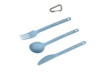Набір з 3 титанових ложок, ножів та виделок для кемпінгу Sea to Summit
