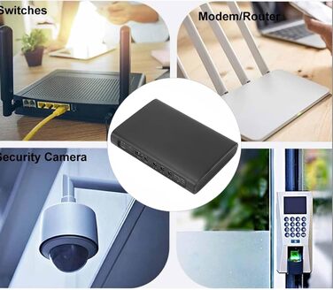 Джерело безперебійного живлення (UPS) з акумулятором 25600mAh, 94.72Wh, 5V/9V/12V, 5 виходів (EU-штекер)