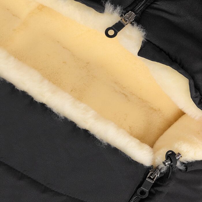 Муфта для ніг з овчини WARTH - тепла муфта для ніг з медичного хутра на зиму, для колясок з роздільними ніжками або фіксованою цен