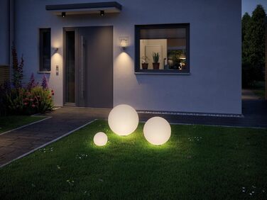 Світильник-сфера Paulmann Plug & Shine Globe IP67 3000K 24V (94178) вуличне освітлення для саду та тераси, стандартний розмір