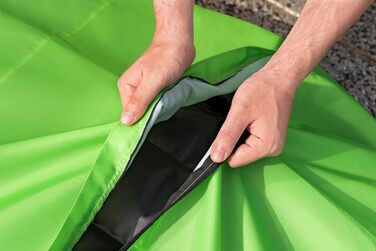 Надувний матрац для домашніх тварин Bestway Paw Print, 142 x 95 x 17 см, вантажопідйомність 45 кг, міцний ПВХ, знімний тканинний чохол, запобіжний клапан, латка для ремонту в комплекті