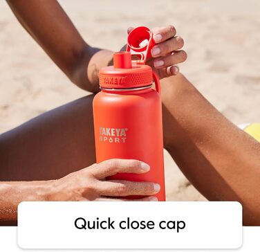 Виняткова якість, потрійна ізольована пляшка для води з нержавіючої сталі та міді, з кришкою з носиком, 1,8 л, Champion Blue Champ