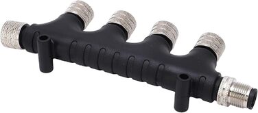 Багатопортовий Т-конектор NMEA 2000, 4-портовий багатопортовий Т-конектор NMEA 2000, 5-контактний магістральний кабель, 4-портовий багатопортовий T-кінцевий термінал для lowrance мереж