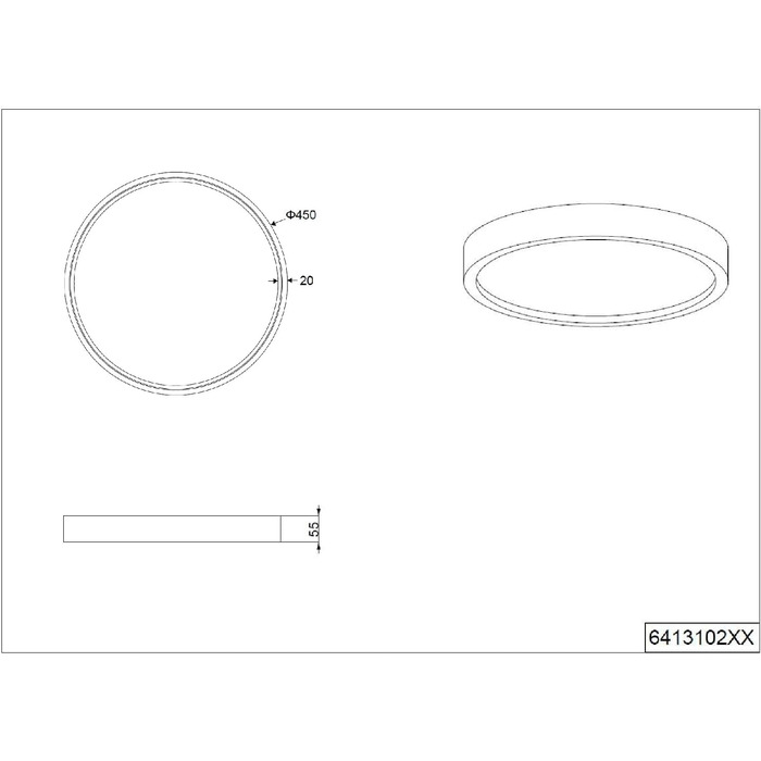 Стельовий LED-світильник Trio Leuchten Doha 641310208, матова латунь, акрил, LED 29 Вт