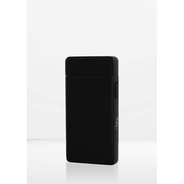 Плазмова подвійна дуга, електронно-акумуляторна, заряджається з живленням через USB, без газу та бензину, із зарядним кабелем, в елегантній подарунковій коробці Black Black Без гравіювання, 13 Arc Lighter