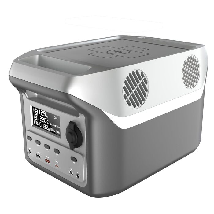 Портативна електростанція MIYANG 512 Втгод, сонячний генератор 500 Вт (пікова потужність 1000 Вт) змінного струму, бездротовий зарядний пристрій 10 Вт, електростанція для кемпінгу на свіжому повітрі, автофургонів, надзвичайних ситуацій, подорожей MY500W