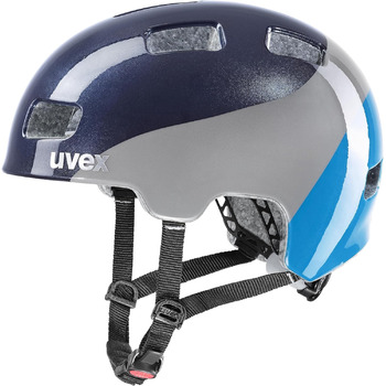 Легкий велосипедний шолом для дітей - індивідуальне регулювання розміру - оптимізована вентиляція 51-55 см глибокий простір - сині