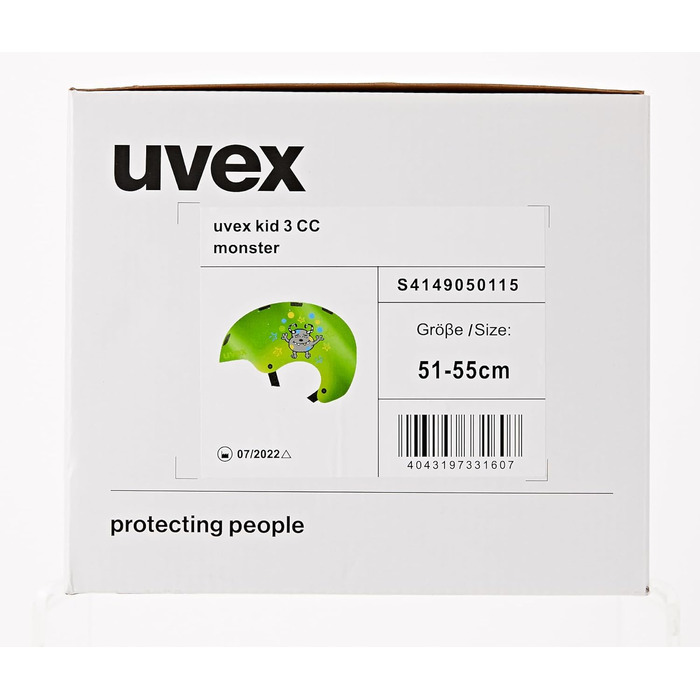 Міцний велосипедний шолом для дітей - індивідуальне регулювання розміру - оптимізована вентиляція 55-58 см зелений мат, 3 cc -