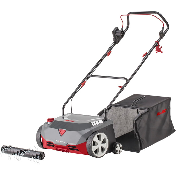 Аератор-скарифікатор AL-KO Elektro 38.4 E Combi Care, 1400 Вт, ширина захвату 38 см, з мішком для збору трави 55 л, для газонів до 800 м