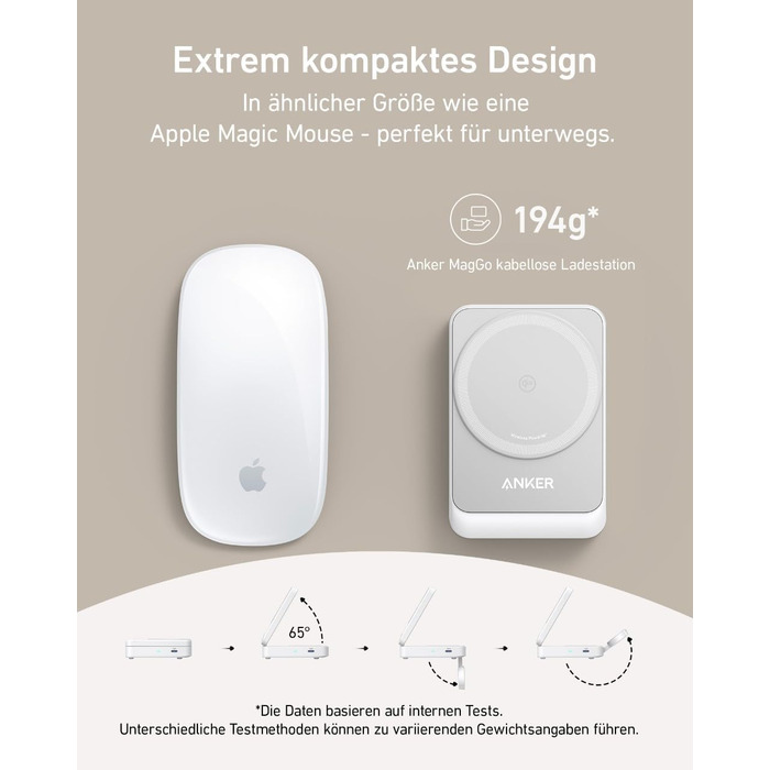 Зарядна станція Anker MagGo 3-в-1, сертифікована Qi2 бездротова зарядна підставка 15 Вт, сумісна з MagSafe, зарядний пристрій для