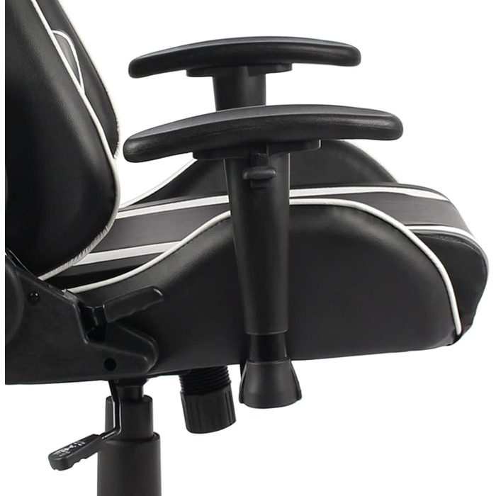 Обертове ігрове крісло, білий ПВХ, крісло для ПК, ігрове крісло для хлопчиків, обертове крісло