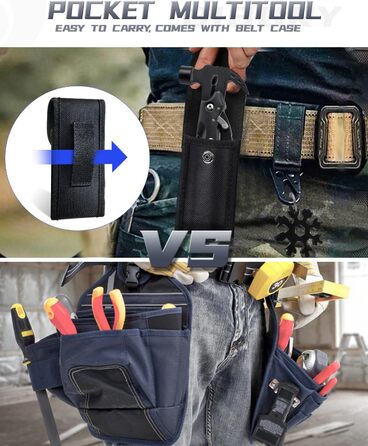 Молоток і сніжинка мультитул для чоловіків, кемпінг аксесуари виживання спорядження, подарунок для чоловіків тато чоловік, молоток