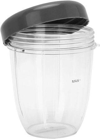 Набір деталей міксера Nikou Комплект деталей-чашок і кришок Набір деталей для заміни аксесуарів для міксера Nutri Bull-et 900 Вт (18 унцій)