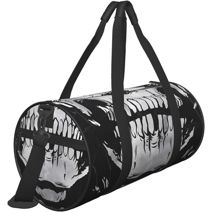 Спортивна сумка з дизайном черепа, для фітнесу, подорожей та багажу, велика дорожня сумка, сумка на нічліг та на вихідні для жінок та чоловіків