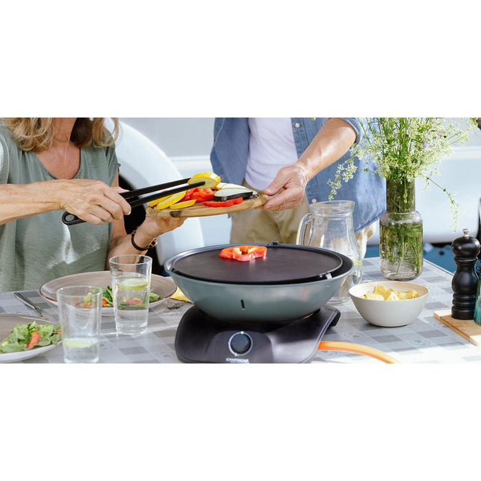 Газовий гриль Campingaz 360 Grill CV безкоштовний набір з 4 грилів CV470. Спеціальна пропозиція гриль унісекс для дорослих, антрацитовий, один розмір, для кемпінгу та активного відпочинку