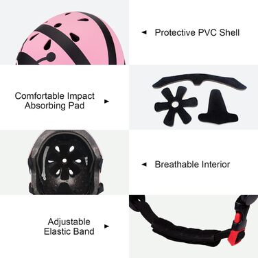 Дитячий шолом для 2 3 4 5 років хлопчики дівчатка, розмір 50-54 см, регульований дитячий велосипедний шолом молодіжний шолом для ф