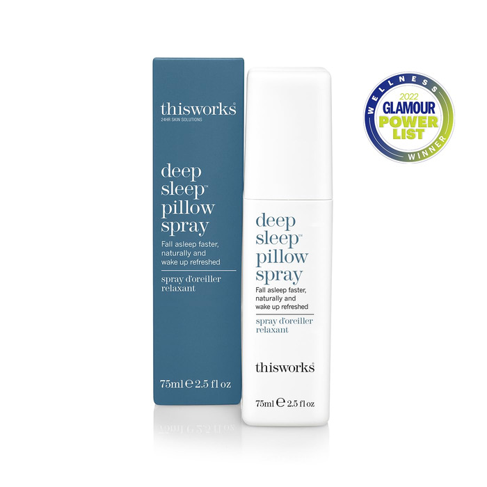 Спрей для подушки This Works Deep Sleep, 75 мл Натуральний спрей для сну з лавандою, ромашкою та ветивертом науково розроблений спрей для подушки для підтримки сну. Різнокольоровий 75 мл (1 упаковка)