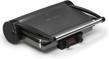 Електричний гриль Bosch 3-в-1 TCG4215 контактний гриль, регулятор температури, піддон для жиру, форма для запікання, знімні алюминієві панелі, 2000 Вт