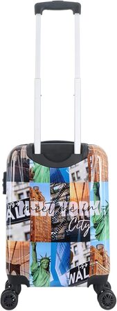 Валіза ручна поклажа Big Apple, 54x36x20 см, 32 л, 2.7 кг, барвиста