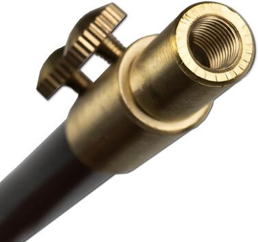 Тримач для вудок Brolly Bankstick на 2-4 шт., алюмінієвий, з подвійним гвинтом, 50-90 см / 100-190 см, 16/9 мм, чорний, 4 шт. / 50 - 90 см