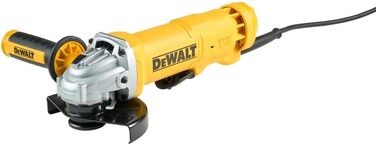 Кутова шліфувальна машина Dewalt 125 мм DWE4233 (1400 Вт, шпиндель Ø M14, обмотка двигуна захищена епоксидною смолою, швидке регул