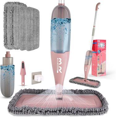 Швабра, розпилювач, спрей, швабра, швабра для підлоги, з розпилювачем, мікрофібра, швабра з резервуаром для дому, кухні, твердої д