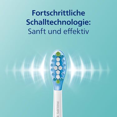 Електрична зубна щітка Philips Sonicare ExpertClean 7300, звукова зубна щітка з додатком, 3 режими чищення та 3 рівні інтенсивності, датчик тиску, дорожній футляр, сріблясто-білий, 2 упаковки, модель HX9611/19