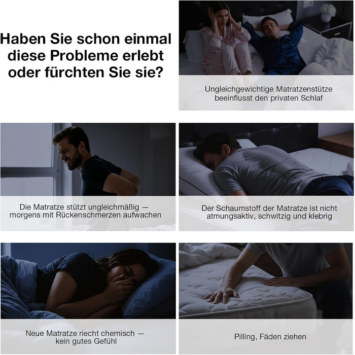 Матрац Novilla 160x200 см, висота 25 см, рівень жорсткості H4, охолоджувальний та дихаючий 7-зонний матрац із холодної піни, матрац із піни з ефектом пам&39яті та комфортної піни, що згортається в рулон, сертифікований Oeko-TEX, дихаючий чохол, білий та с