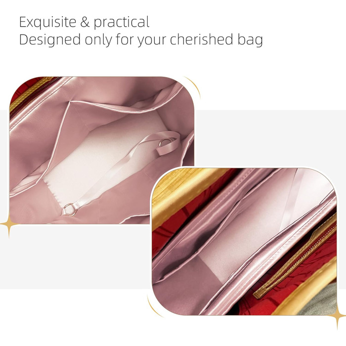 Організатор для сумок ZYZii, Організатор для сумок преміум-класу з шовку Perfect Fit Neverfull PM/MM/GM, Організатор для розкішних