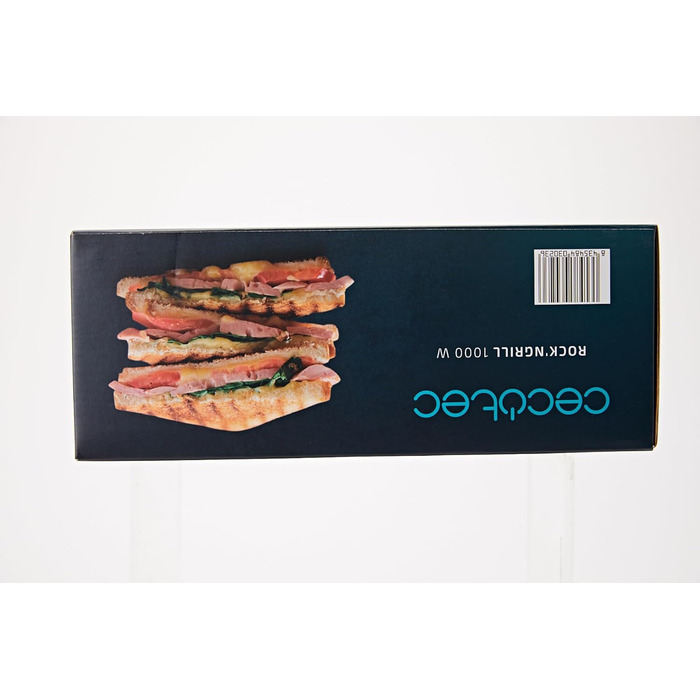 Електричний гриль Cecotec Rock'nGrill 1500 Rapid. Облицювання з каменю RockStone, регульована по висоті верхня пластина, піддон дл