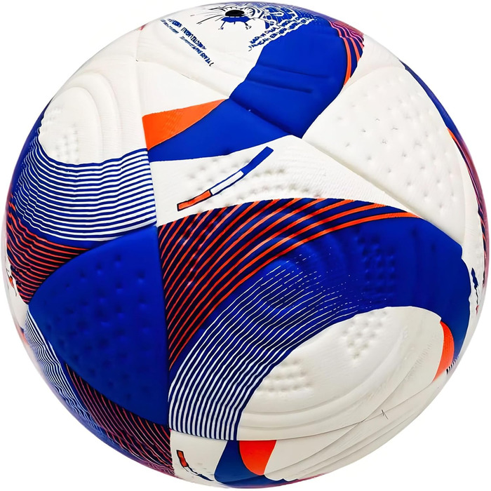 Футбольний м&39яч розміру 5, тренувальний футбольний м&39яч ліги, дитячий та дорослий футбольний м&39яч для матчів, чудовий футбольний подарунок з насосом, синій